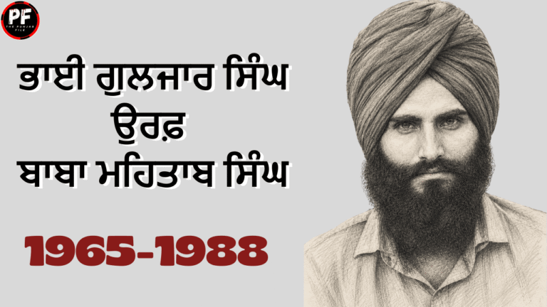Bhai Guljar Singh Baba Mehtab Singh – Punjab historical biography