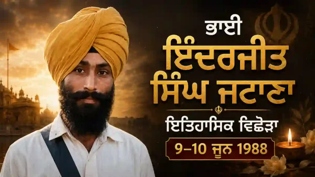 Bhai Inderjit Singh Jattana: Punjab Historical Biography
