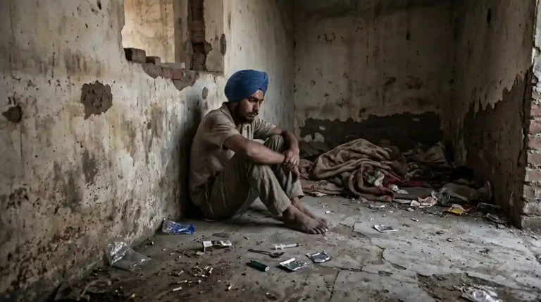 Punjab drug crisis youth family border narcotics recovery