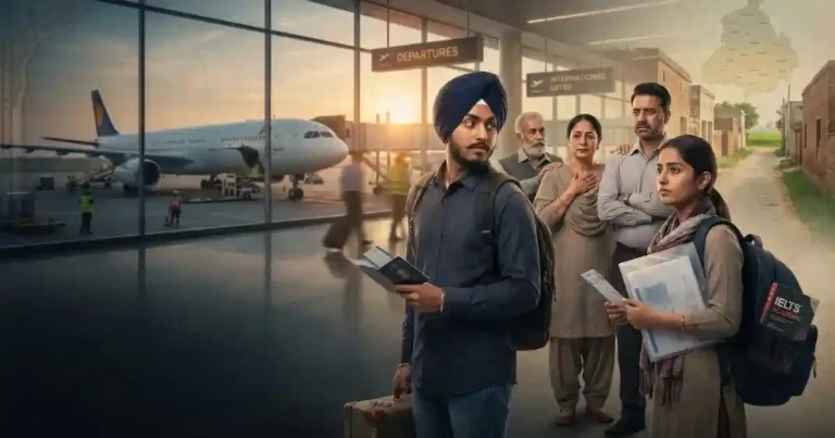 Punjab youth migration — ਖਾਲੀ ਹੋ ਰਹੇ ਪਿੰਡ, IELTS culture ਅਤੇ ਬੇਰੁਜ਼ਗਾਰੀ