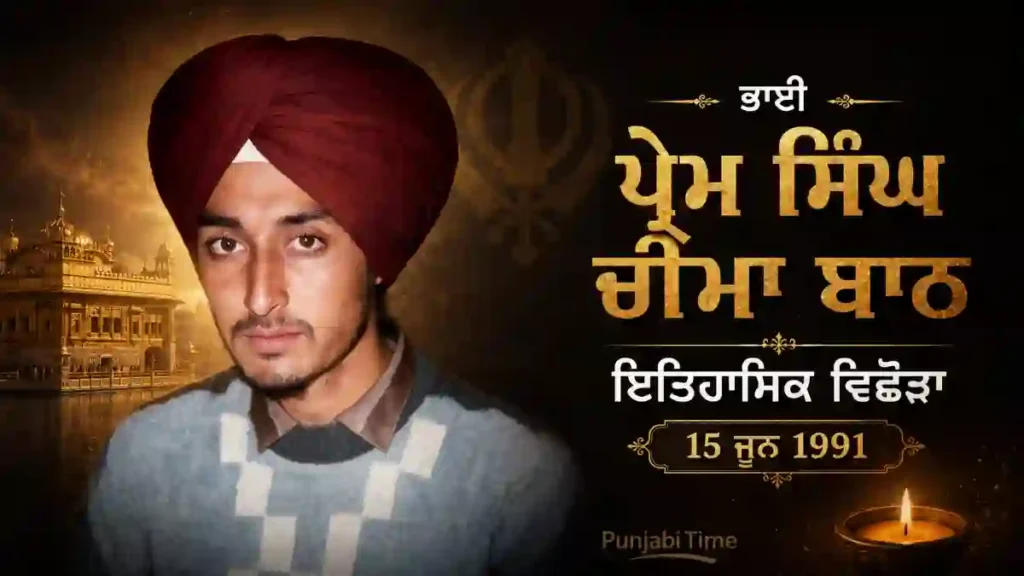Bhai Prem Singh Cheema Bath: ਇਤਿਹਾਸਿਕ ਵਿਛੋੜਾ 15 ਜੂਨ 1991