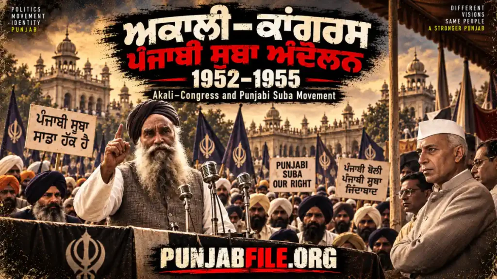 1952–1955 ਦੀ ਪੰਜਾਬੀ ਸੂਬਾ ਲਹਿਰ ਲਈ ਮੁੱਖ ਤਸਵੀਰ