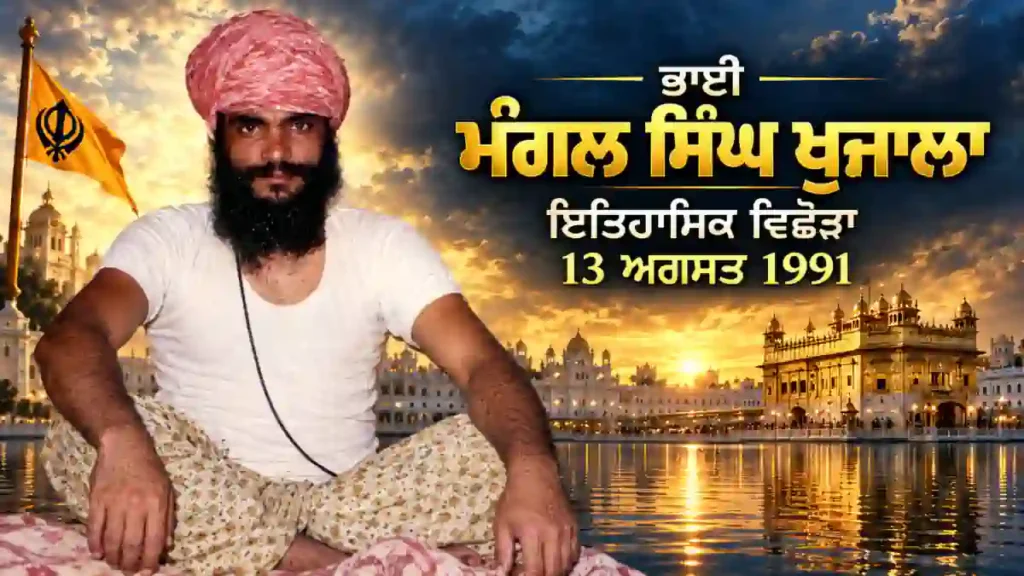 ਭਾਈ ਮੰਗਲ ਸਿੰਘ ਖੁਜਾਲਾ, ਪਿੰਡ ਖੁਜਾਲਾ (ਬਟਾਲਾ) ਦੀ ਇਤਿਹਾਸਕ ਤਸਵੀਰ